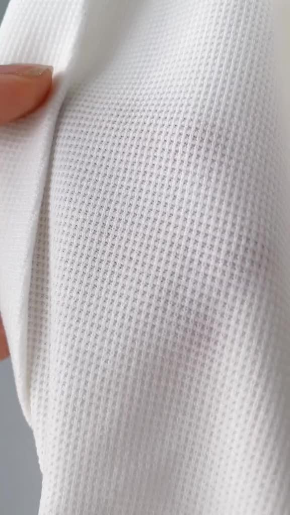 Áo Thun Tổ Ong Kiểu Tay Hến, Áo Phông Cộc Tay Cổ Tròn Form Vừa, Áo Kiểu Basic Trơn Chất Vải Co Dãn Thoáng Mát Miho House | BigBuy360 - bigbuy360.vn