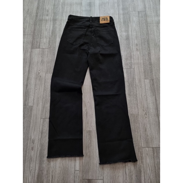 [ vana shop ] - quần jean ống suông đen tôn dáng