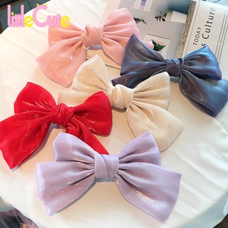 Kẹp tóc nơ cỡ lớn phong cách Hàn Quốc dành cho nữ