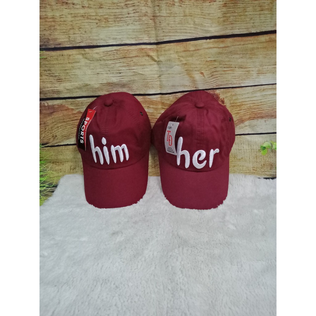 nón kaki 2 lớp màu như hình thêu chữ HIM cực chất