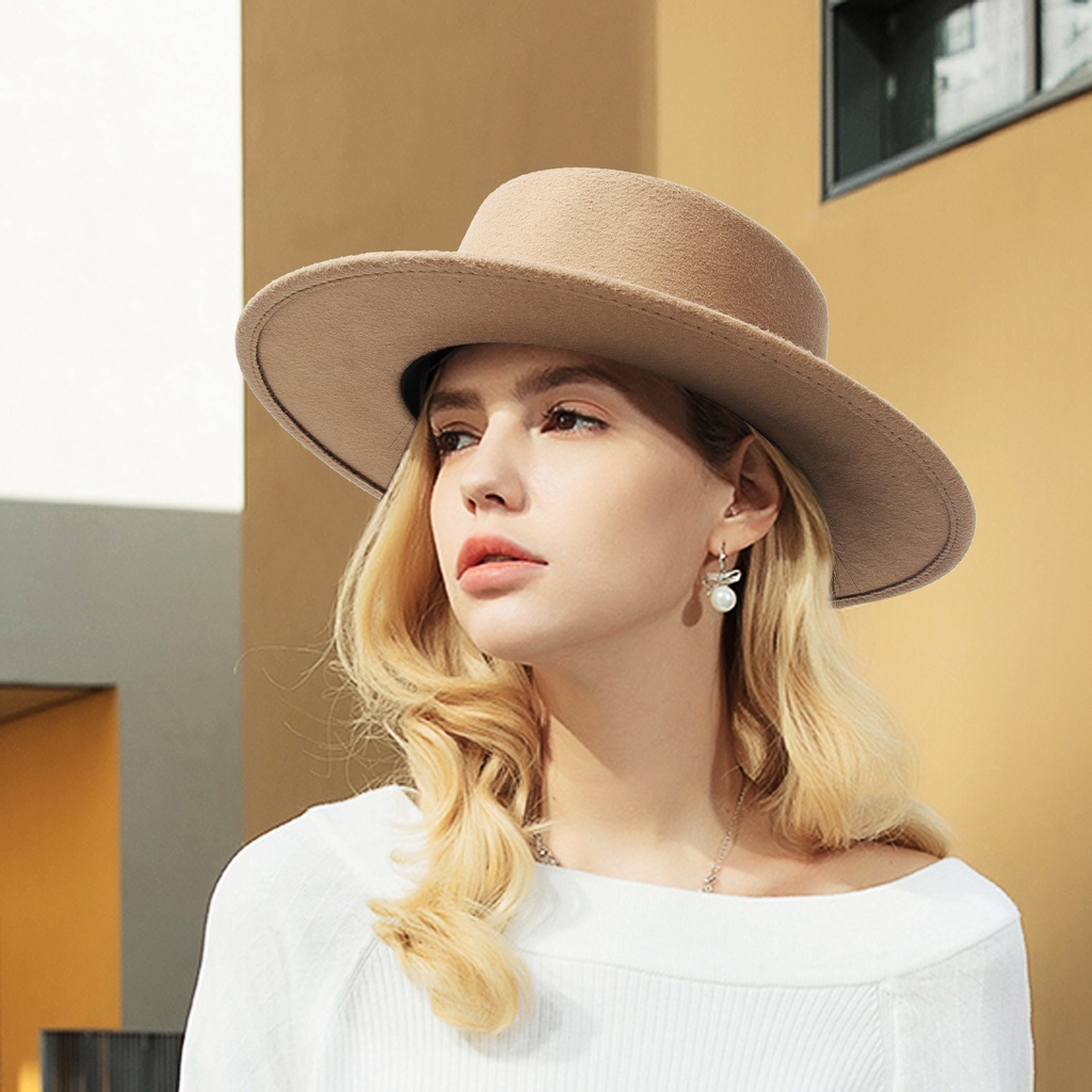 Mũ Rộng Vành Phong Cách Vintage Có 9 Màu Lựa Chọn
