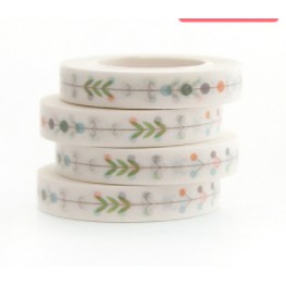 Băng Keo Giấy Trang Trí Washi Tape ( Trang Trí Sổ Chia Dòng)