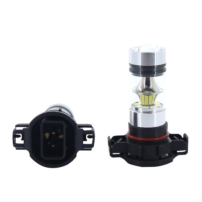 Set 2 Đèn LED CANbus H16 5202 PSX24W 20SMD 3030 DRL 1200lm Ánh Sáng Trắng Dành Cho Ô Tô