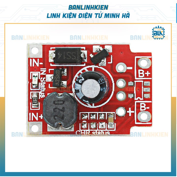 Mạch tăng áp từ 1.25V lên 5V Sử dụng sạc pin lithium