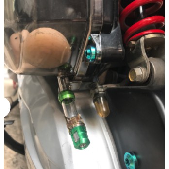 Ống xả cặn Pô E gắn Trang trí Vario/Click/AirBlade/Sh/PCX/Vision/Sh mode/ Scoopy ✌🏻