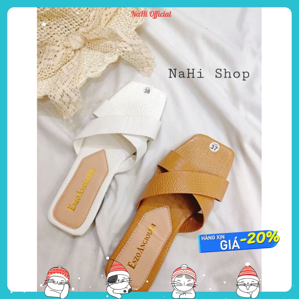 DÉP QUAI CHÉO DA RẮN ĐẾ NHỰA SIÊU SANG NAHI D31