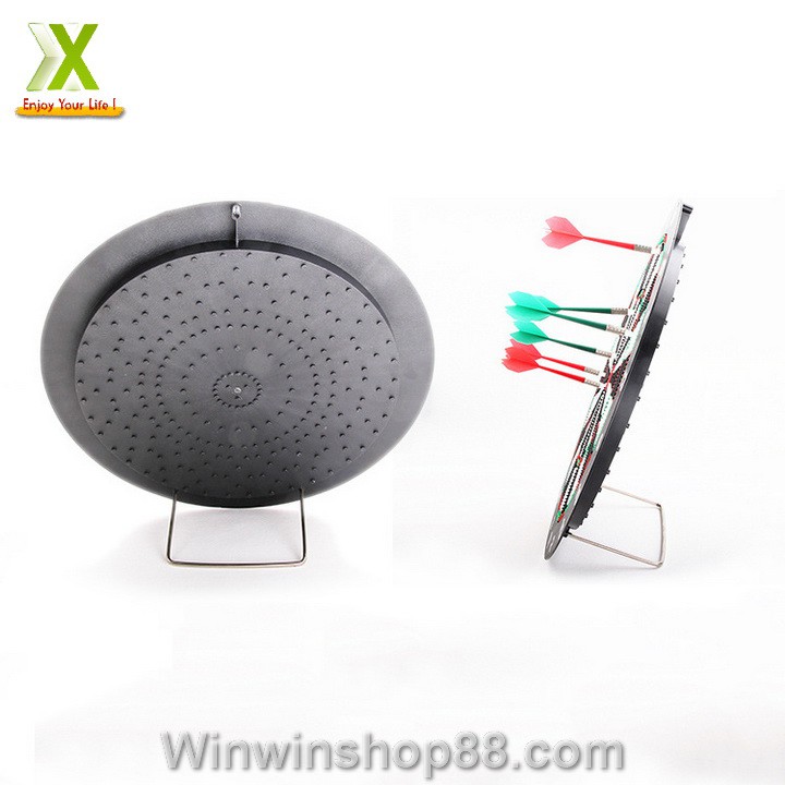 Bộ bảng phóng phi tiêu mũi nhựa an toàn cao cấp và 6 mũi tiêu có móc treo cực tiện 18 inch 45 cm - Do_luu_niem