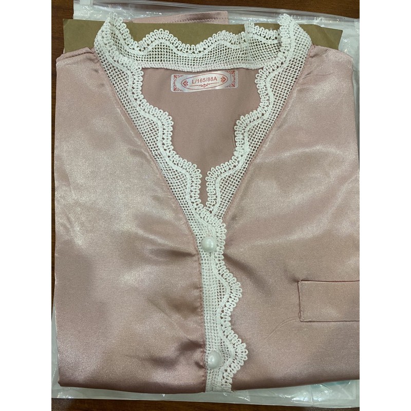 Bộ Ngủ, Bộ Mặc Nhà Pyjama Lụa Cao Cấp Phối Ren | BigBuy360 - bigbuy360.vn