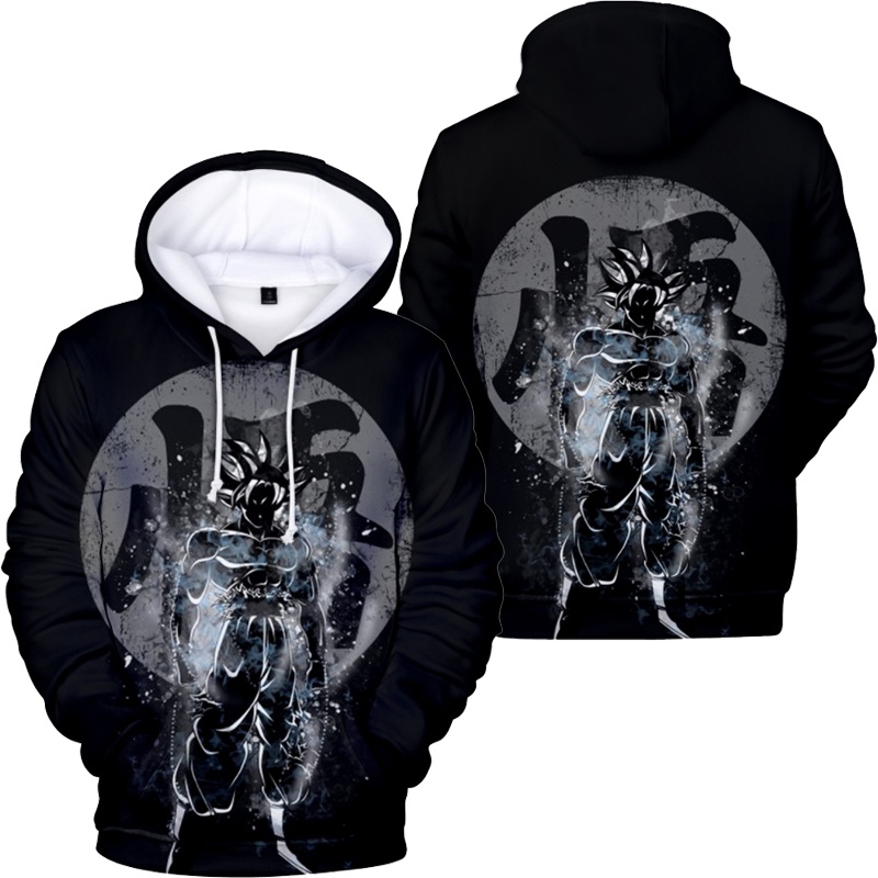 Áo hoodie Dáng Rộng In Hình goku Thời Trang Nhật Bản Cho Nam Nữ