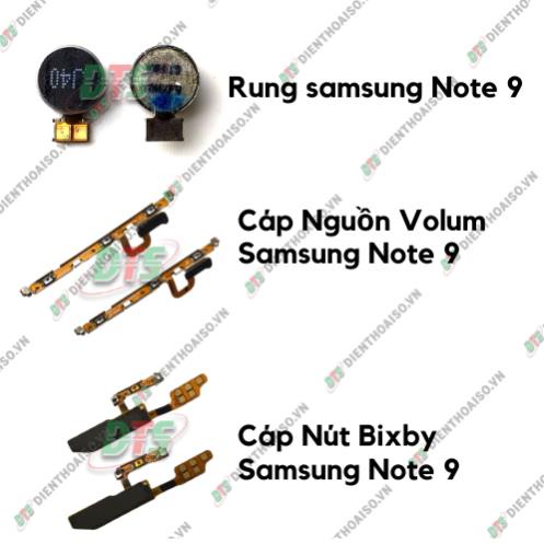 Linh kiện nút nguồn volum , loa ngoài , loa trong full bộ của Samsung Note 9