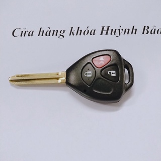 Vỏ Chìa Remote Toyota 3 nút INNOVA,FORTUNER