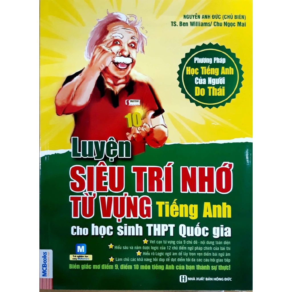 Sách - Luyện Siêu Trí Nhớ Từ Vựng Tiếng Anh Dành Cho Học Sinh THPT Quốc Gia (Tặng Kèm Ebook) (Tái Bản 2018)