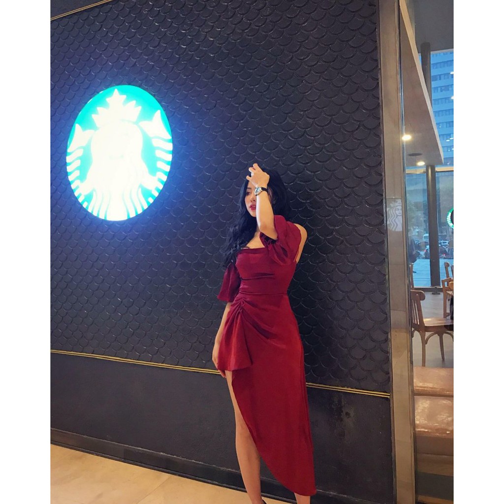 [VIDEO+HÌNH THẬT] Váy Đầm RED HOLIDAY DRESS Chất Cát Thái Sang Trọng Đẹp Sexy Thời Trang Dạo Phố Dự Tiệc Hàng Cao Cấp | BigBuy360 - bigbuy360.vn