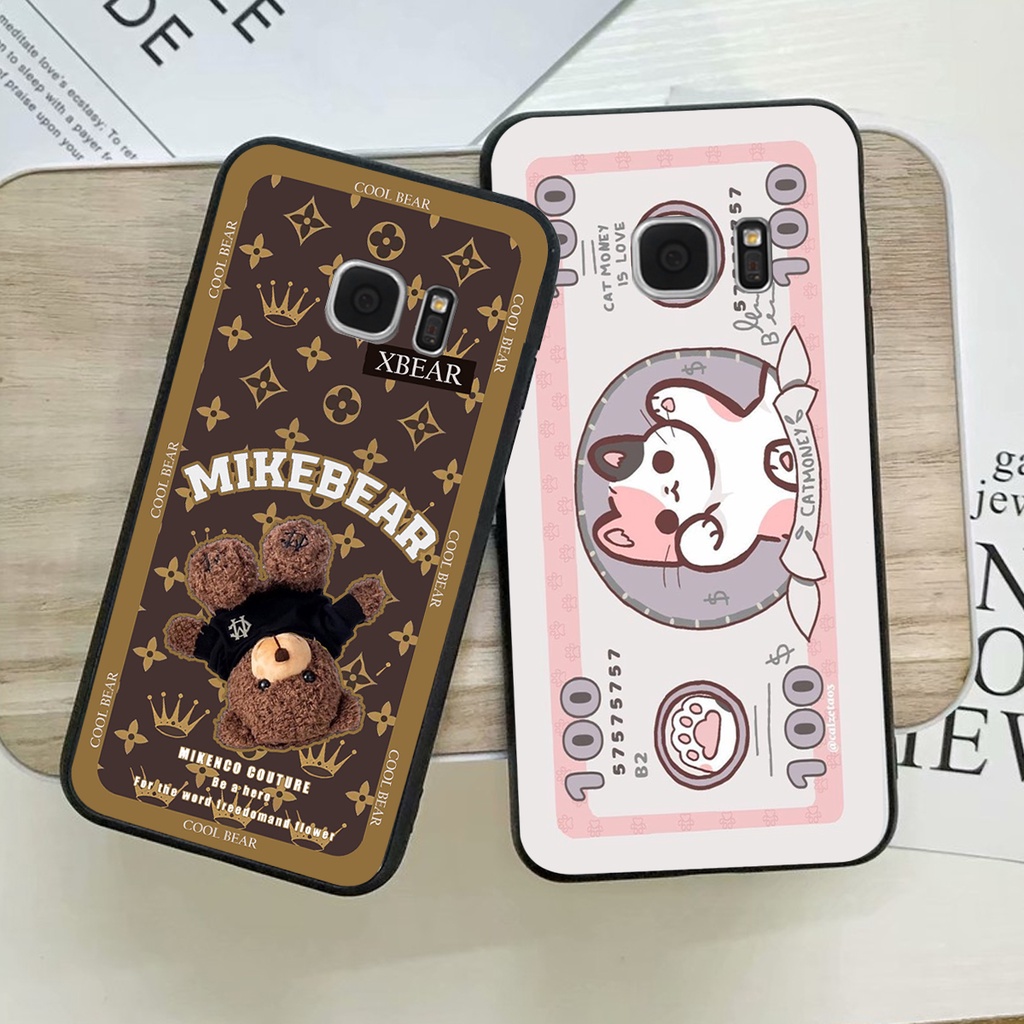 Ốp lưng Samsung Galaxy S7 / S7 EDGE in hình cao cấp mẫu kẻ caro,mikenbe@r siêu hot