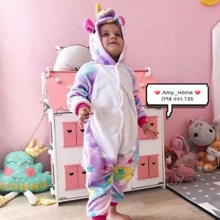 Bộ đồ thú kỳ lân/unicorn star cho bé