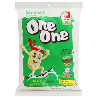 BÁNH GẠO ONE ONE VỊ RONG BIỂN BẠCH TUỘC SIÊU NGON 104g