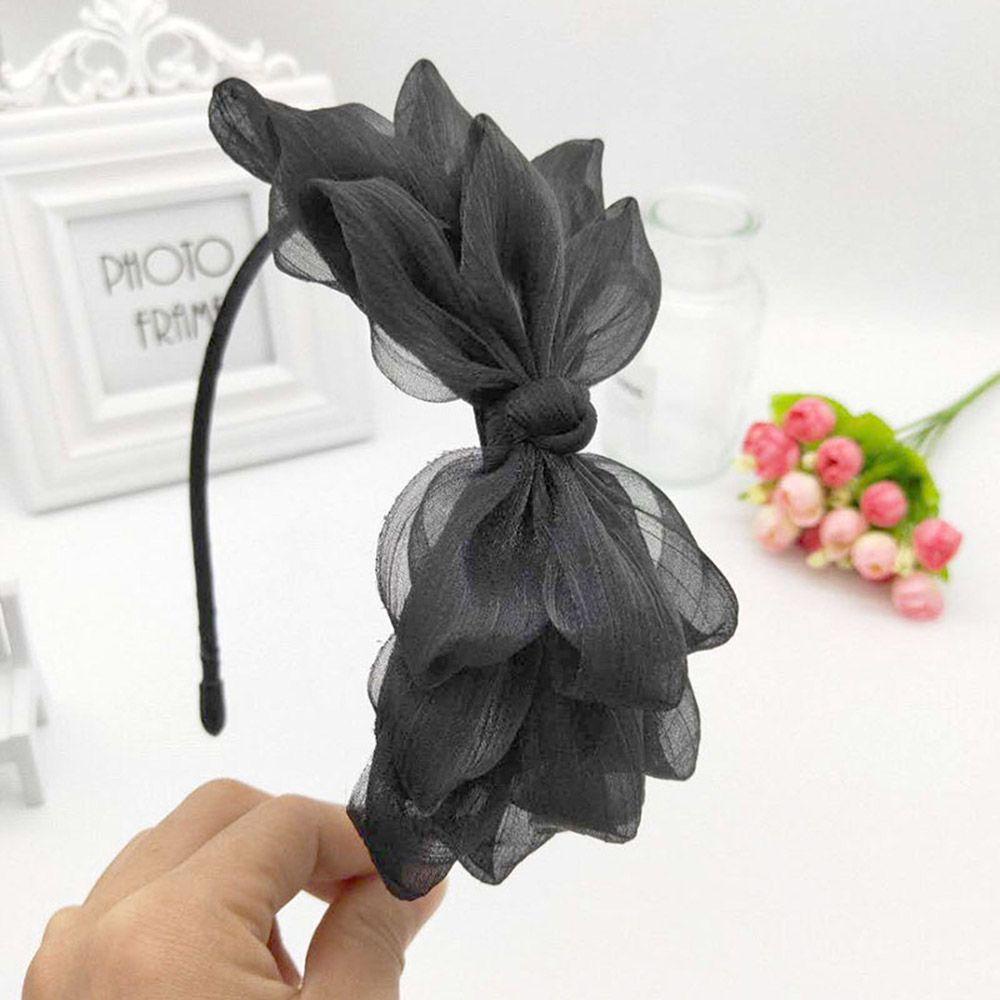 LILYES Băng Đô Ren Đính Nơ Xinh Xắn Cho Nữ
