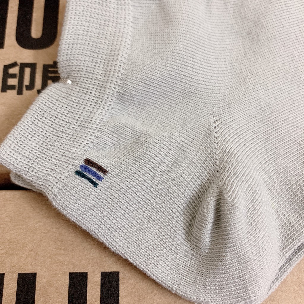 Tất nam, tất cổ ngắn MUJI ngăn ngừa hôi chân màu cơ bản