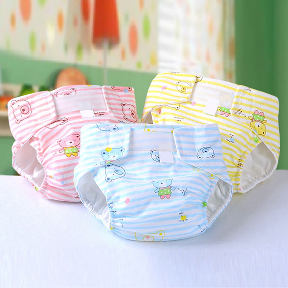 Tã Vải Cotton Mềm Mại Điều Chỉnh Được Dành Cho Bé Sơ Sinh