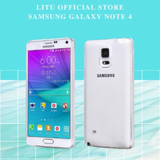Ốp Lưng Silicon Samsung Note 4 (Trong suốt)