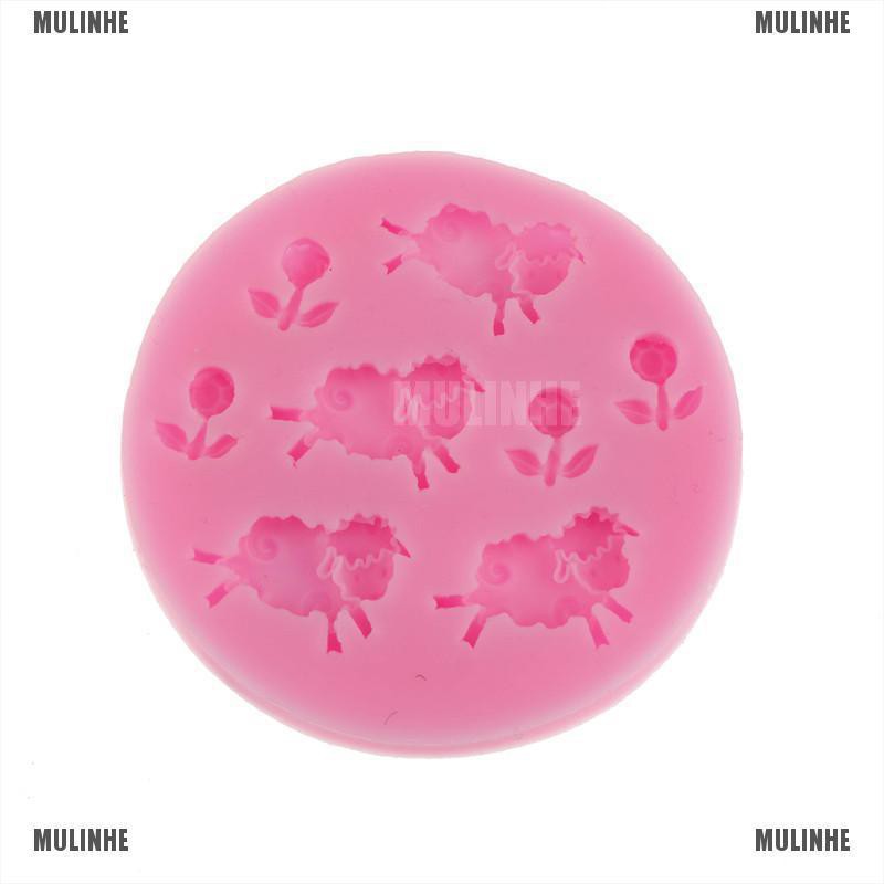 Khuôn Silicone Tạo Hình Làm Bánh Kẹo Hình Hoa Hướng Dương / Cừu 3D