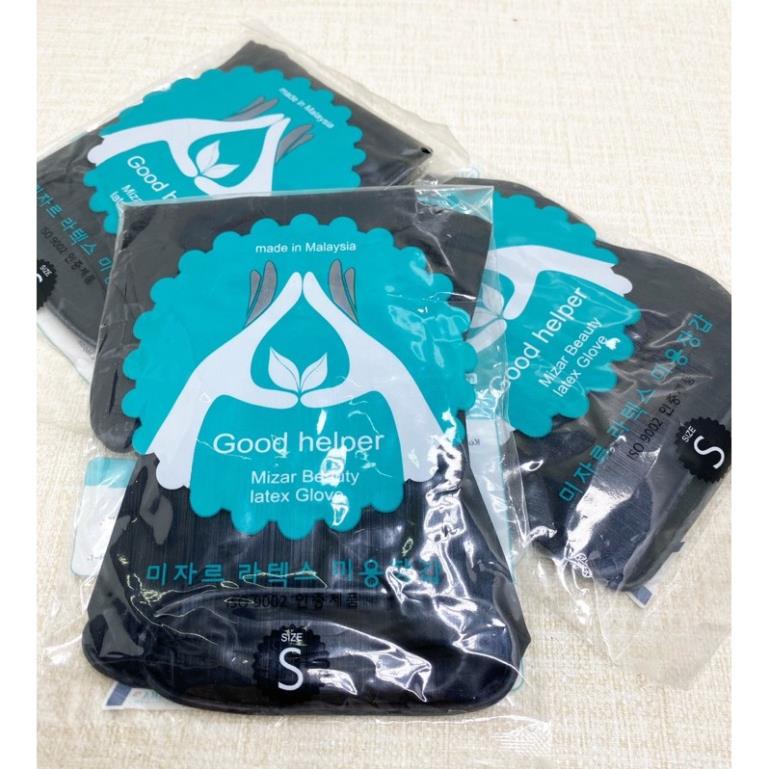 Găng Tay Cao Su Đen Làm Hóa Chất Cho Thợ Tóc Chuyên Nghiệp