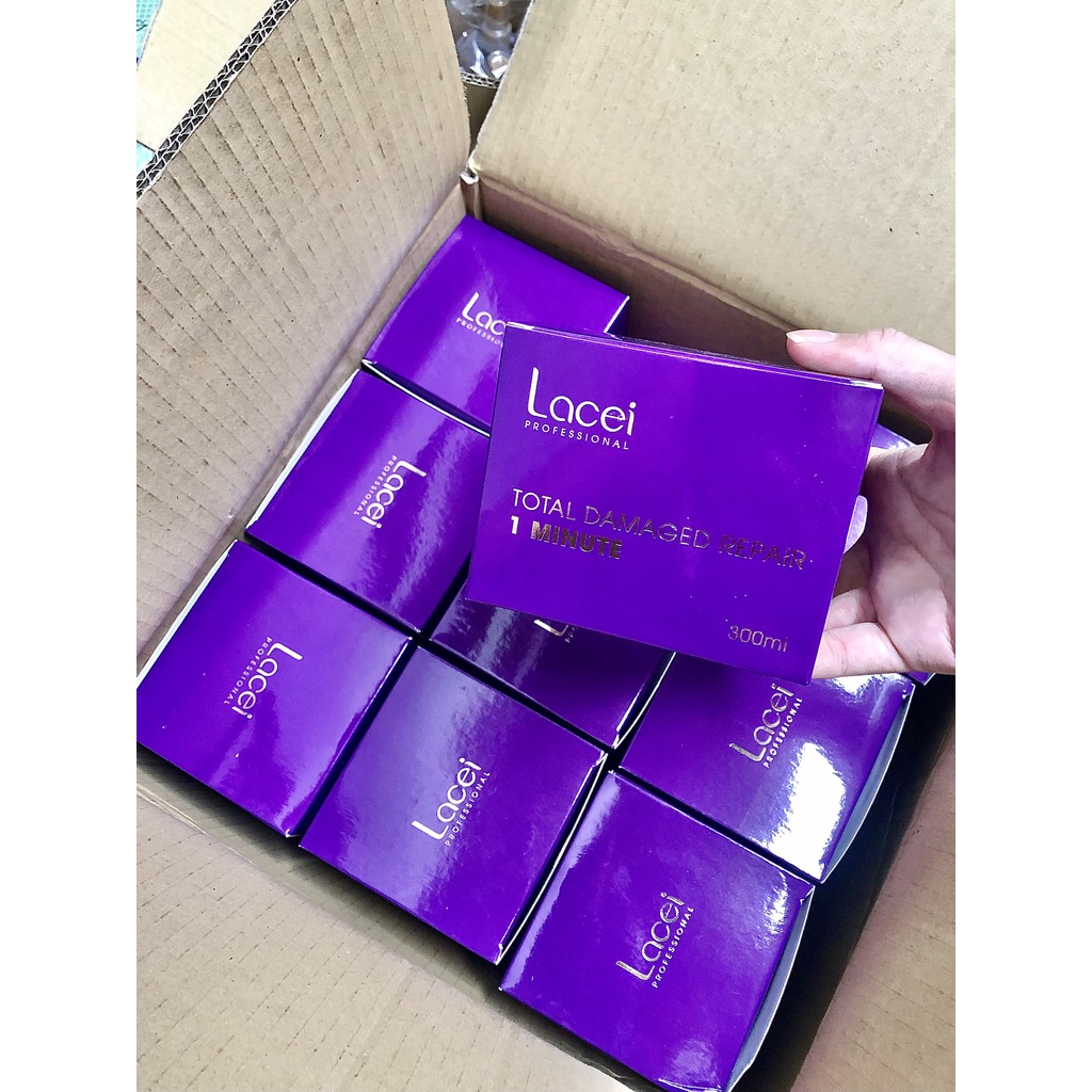 Kem ủ tóc phục hồi 1 phút LACEI Tím  - Hàng Công Ty