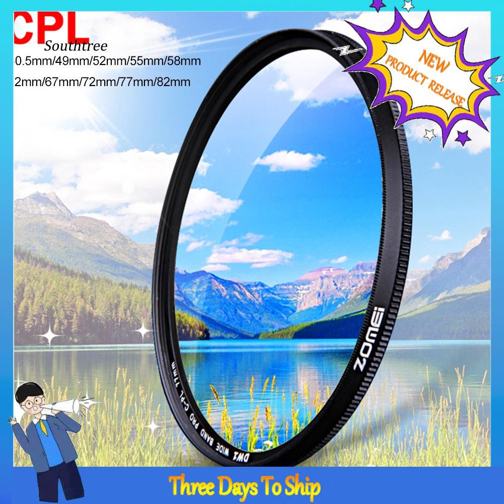 LYY_Zomei CPL Circular Polarizing Filter Lens Polarizer for Camera Photo Photography