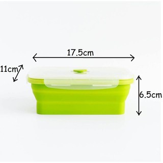 Set 4 hộp đựng thức ăn gấp gọn