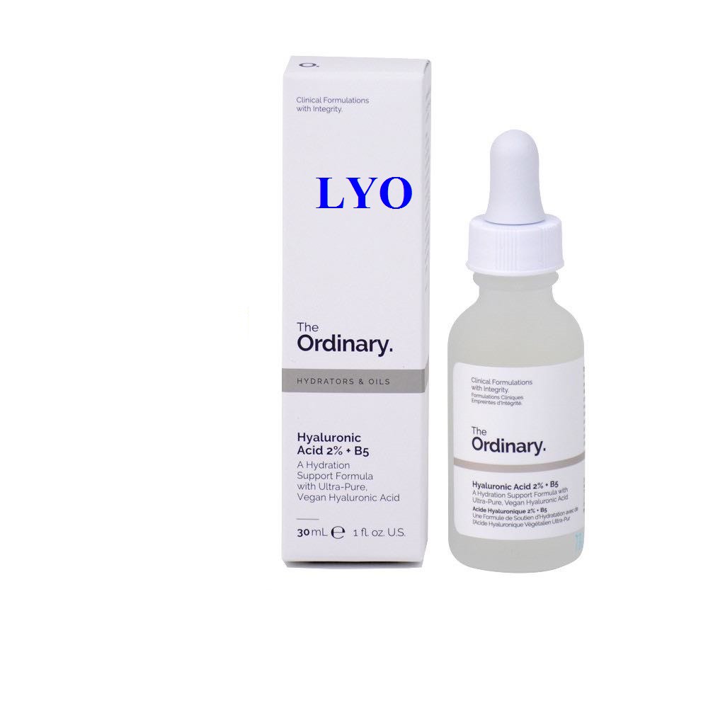 Tinh chất Serum dưỡng ẩm, cấp nước, hồi phục da The Ordinary Hyaluronic Acid 2% + B5.