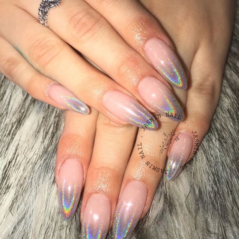 [Mã NHUQAD giảm 10% đơn 100k] Nailbox móng úp thiết kế sẵn mẫu hologram đầu móng