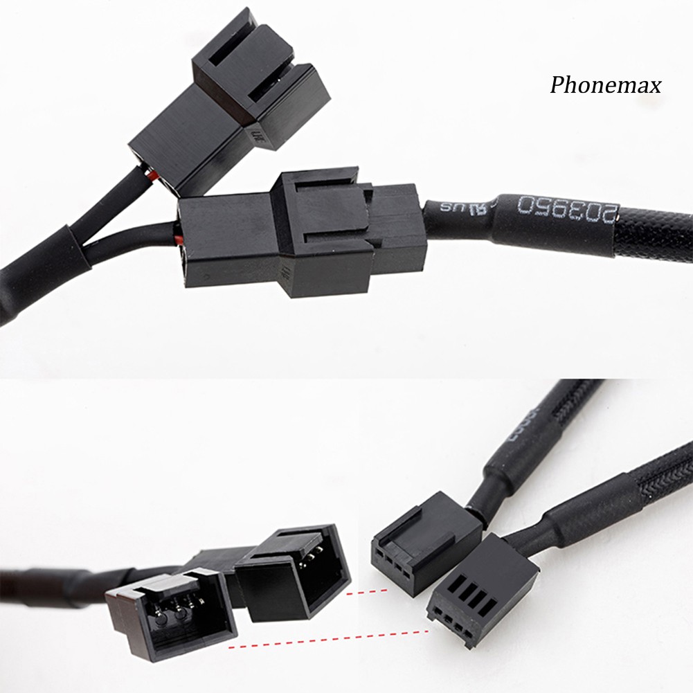 Dây Cáp Nguồn 27cm 4Pin PWM Cho Quạt Tản Nhiệt CPU Máy Tính