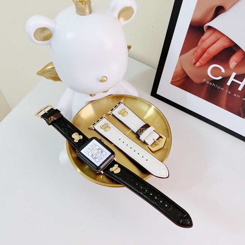 Dây Đeo Bằng Da Thật Cho Đồng Hồ Thông Minh apple watch 42mm 38mm 44mm 40mm 41mm 45mm iwatch 7 6 se 5 4 3 2 1