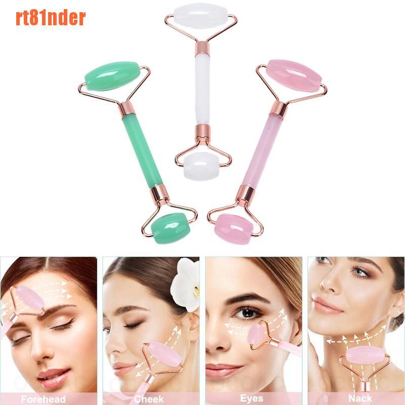 Cây Lăn Mát Xa Hai Đầu Bằng Ngọc Bích Chăm Sóc Da