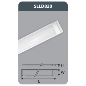 Bóng đèn LED ốp trần bán nguyệt Duhal 20W SDLD820 KDLD820