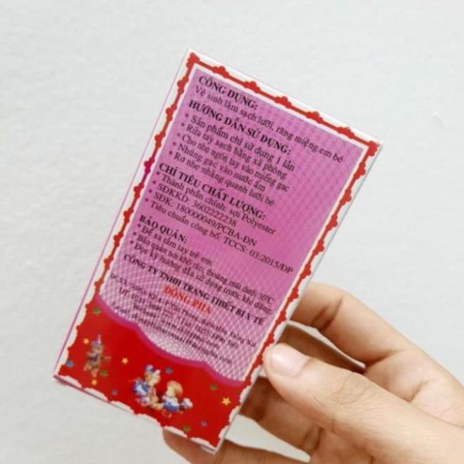 Gạc Rơ Lưỡi Đông Fa Vệ Sinh Răng Miệng / Rơ Lưỡi Cho Bé Hàng Việt Nam