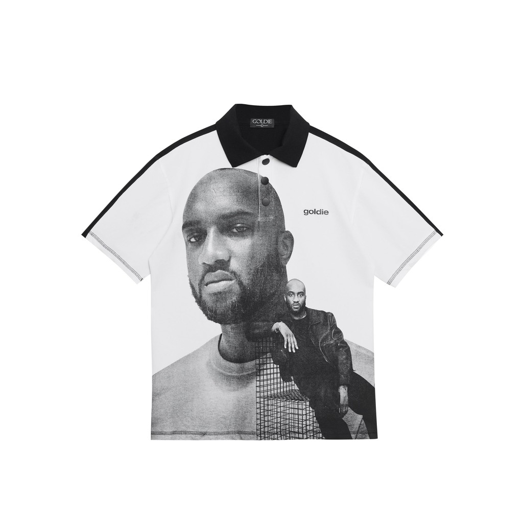 [Mã INCU50 giảm 50K đơn 250K] Áo polo 'GOLDIE VIRGIL ABLOH' 100% cotton 2 chiều