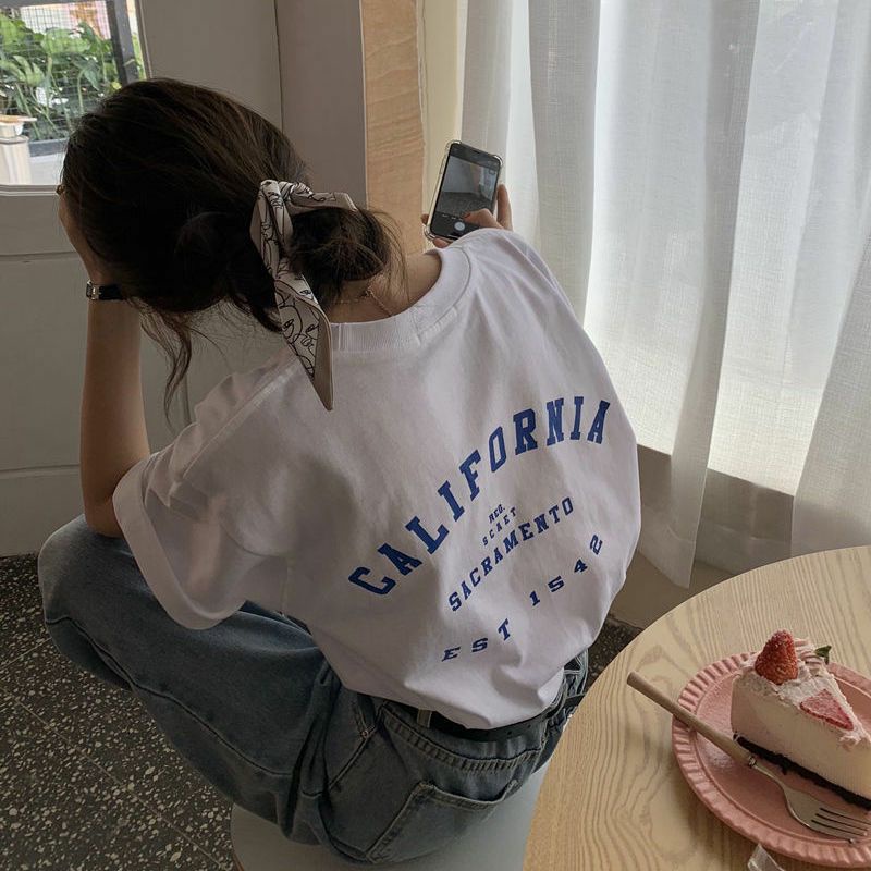 Áo Thun Tay Lỡ 100% Cotton Form Rộng Unisex Ulzzang