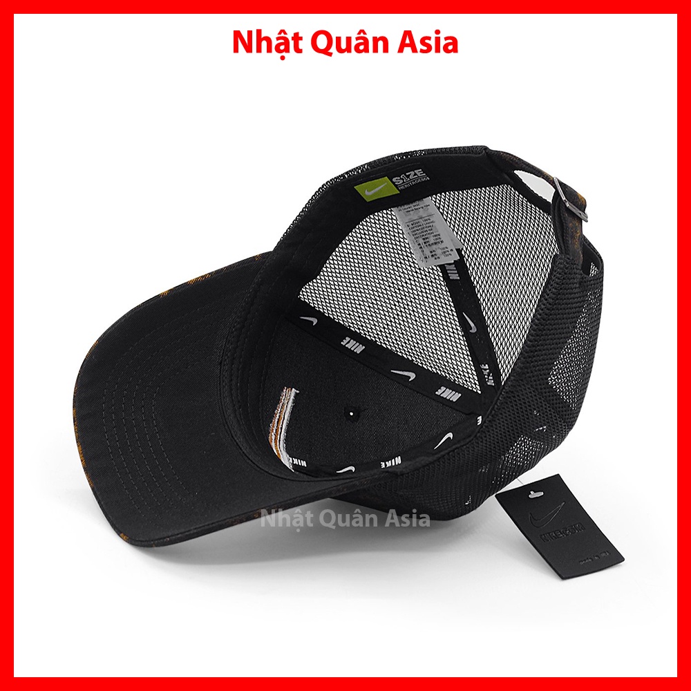 Nón Ni.ke đen cam loang phối lưới cao cấp thời trang cá tính - Nhật Quân Asia nhatquanasia