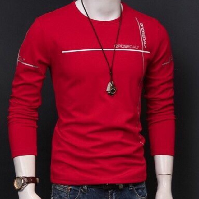 Áo thun tay dài thời trang nam sọc T