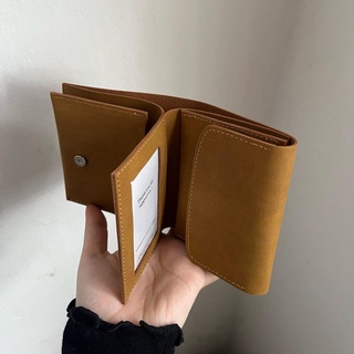 Ví da nữ ngắn Handmade Boxx wallet da Collection Onetothree