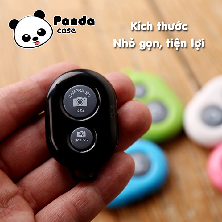 Remote chụp ảnh bluetooth - nút bấm điều khiển chụp hình từ xa cho điện thoại thông minh - Panda Case