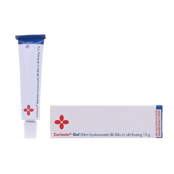 Gel Curiosin Chứa Kẽm Dành Cho Vết Thương Hở Và Giúp Nhanh Lành Sẹo, Mờ Thâm 15G
