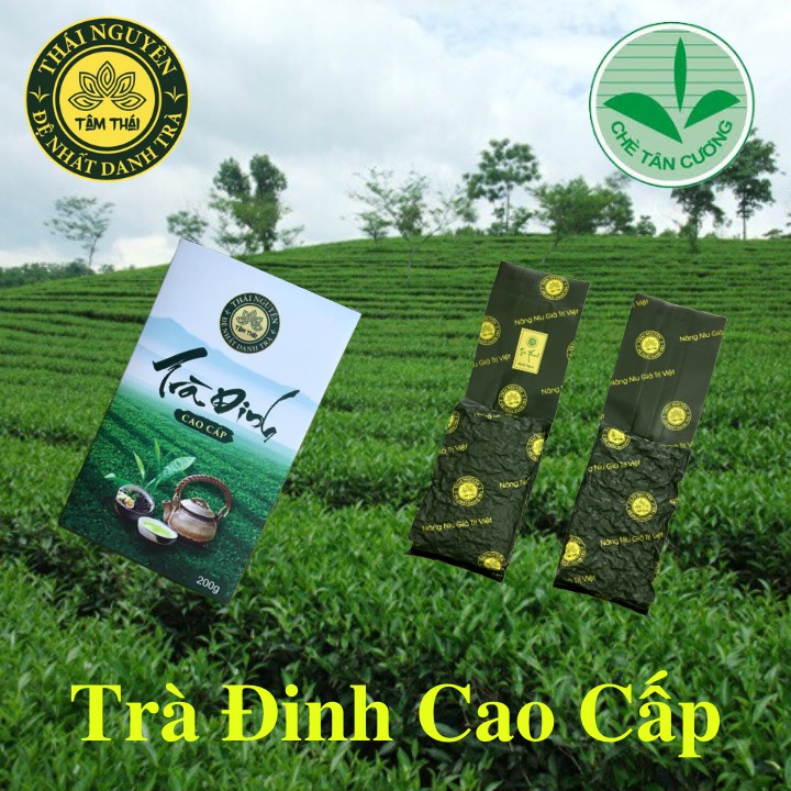 Trà Đinh Thượng Hạng Hộp 200g -Trà Đinh Tân Cương, Thái Nguyên 100g, 200g - Trà Xanh Tâm Thái | BigBuy360 - bigbuy360.vn