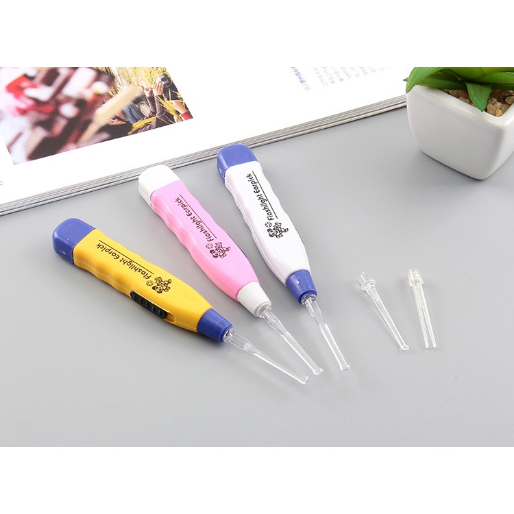 Que Lấy Ráy Tai Có Đèn Led Làm Sạch Tai Tiện Lợi