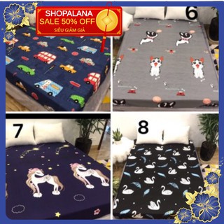 Ga chống thấm cotton hoa văn 1m4