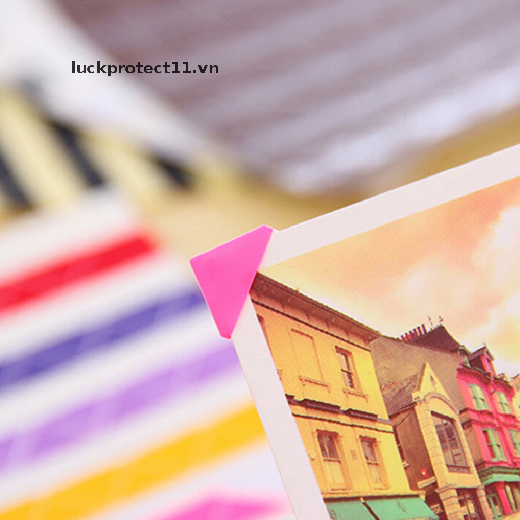 * 3c &amp; NEW * 1 Tờ / 102 Miếng Dán Góc Ảnh Tự Dính 1 Tờ / 102 Miếng Dán Góc Ảnh Tự Dính Dễ Thương 1