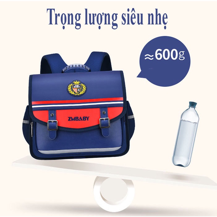 [Dòng cao cấp] Cặp ngang cho bé tiểu học đi học từ lớp 2- lớp 7, Balo Học Sinh Cấp 1, Cặp đi học cho bé trai và bé gái