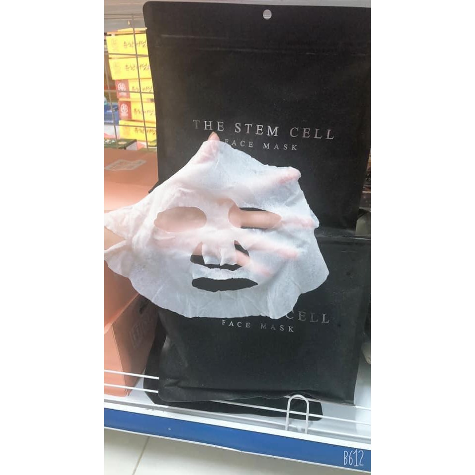 Ảnh Mặt Nạ Tế Bào Gốc The Stem Cell Face Mask Nhật 30 Miếng 