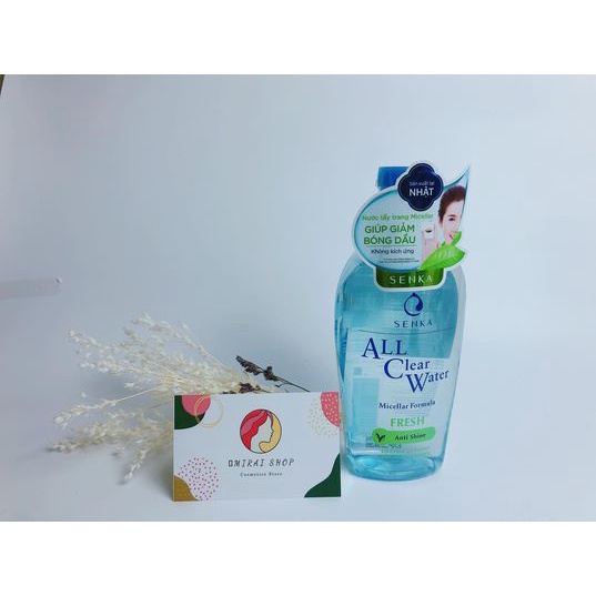 Nước Tẩy Trang Senka All Clear Water Miceller Nhật Bản 230ml
